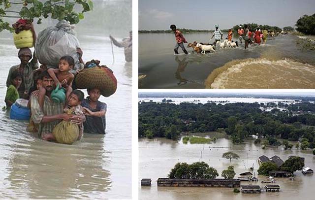 Deluge and Devastation caused by Kosi August 2008